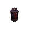 shreya solid wood prayer unit in mahagony finish
