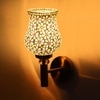 Devansh Metal Electric Wall Light in Gold Colour with Multi Shade Count of 1 Light