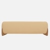 Amala Velvet 3 Seater Sofa Beige in Colour
