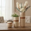Modern Decorative Tabletop Vase Set for Living Room