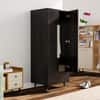 Hexa Red Wooden 2 Door Wardrobe with Drawer and Hanging Space in Flower Wenge Colour