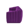 Rosa Fabric Sofa (Purple)