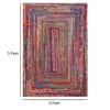 Imperial Knots Multicolor Hand Woven Dhurrie 3x5 Feet