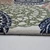 Multicolor Geometric Machine Made Polyester 4 X 6 Feet Carpet