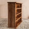 Sierra Solid Sheesham Wood Bookshelf Space Saving Design
