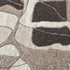 Handmade Wool Area Rug Modern Abstract Brown Beige 8 x 10 Feet Carpet
