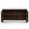 BLUEWUD Mavis Wooden Shoe Rack with Cushioned Seat, Shoe Storage Cabinet Organizer, Slipper Footwear Stand for Living Room Home, Upto 10-12 Pairs DIY (Brown Maple) (90 x 34 x 49.7) CM