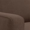 Apollo High Back 3 Seater Fabric Sofa in Daschund Brown Colour