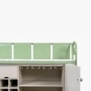 Dastoori Stainless Steel Outdoor Bar Serving Unit in Green Colour