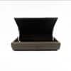 Bronze Leather Double  Size Bed Without Storage (Brown Colour)
