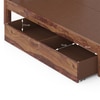 Nimbus Solid Wood King Size Drawer Storage Bed In Teak Finish