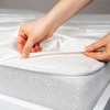 Stoa Paris 300TC UltrSatin Single Bedsheet Set Satin Single Vanilla White