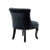 Grenier Fabric Slipper Chair in Black Color