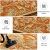 Multicolor Rust Wool Rug 8 Feet