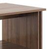 Adele Rectangular Engineered Wood Coffee Table In Classic Walnut Finish
