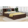 Lavish Engineered Wood Queen  Size Bed With Box Storage (Walnut Finish)
