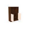 Seonn Engineered Wood Bookshelf in Maple & Beige