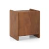 Koro Solid Wood Bedside Table In Amber Walnut Finish