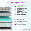 Memolatex Cool Gel Memory Foam Latex Foam Mattress