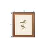 Artistry Brown Greenbirds Frame Canvas Wall Prints Canvas Wall Prints Set of 1 Multicolor Matte