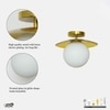 Tricia Flush Ceiling Light