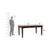Fonteyn 6 Seater Dining Set With 2 Drawer