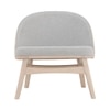 Scandinavian Veda Lounge Chair Natural Wood Finish