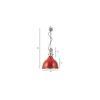 Ceramic Red Industrial Pendant Light