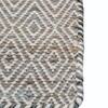 Jaipur Rugs Soft Striped Wool Viscose Dhurrie Rug White 6x9 ft