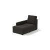 Apollo Sofa (Colour : Graphite Grey, Cushion : Hard, Back Type : High Back, Seating Capacity : Left Aligned 3 Seater + Left Aligned Chaise + Ottoman)