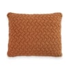 Criss Cross Medium Life Brown Decorative Cushion Cover 18 x 18 Inches