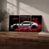 The Castle Decor Porsche GT3 RS Racing Car Wall Art Set of 3 12x18 Inch