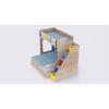 Pattern Dreams Bunk Bed with Storage in Oak Colour