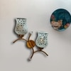 Devansh Metal Electric Wall Light in Gold Colour with Multi Shade Count of 2 Lights