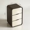 Modern Wood Side Table in White & Black Colour