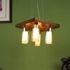 Eliante 4-Light Chandelier, Mild Steel Modern Ceiling Fixture For Living Room, Dining Room