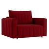 Beliss  Pull Out Sofa cum Bed  in Maroon Colour