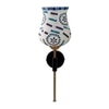 Devansh Metal Electric Wall Light in Black Colour with Multi Shade Count of 1 Light