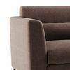 Lewis 1 Seater Fabric Sofa in Daschund Brown Colour