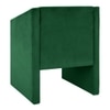 Shuntina Fabric Accent Chair in Green Colour