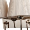Eliante Cloth Shade Wall Lights Mild Steel & Fabric Material Gold & Golden Finish
