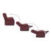 Griffin Recliner Single Seater - Crimson Burgundy