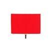 Drake Red Cotton Shade Floor Lamp