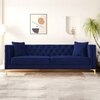 Haruko Fabric Sofa - Navy Blue