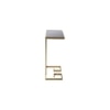 Prato Metal Side Table in Gold Finish