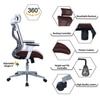 Wiweangs High Back Ergonomic Chair in Brown Colour