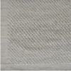 Pebble Weave Wool Rectangle Carpets Hand Knotted in Beige Colour