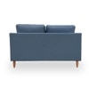 Stevens 2 Seater Fabric Sofa in Turkish Blue Colour