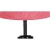 Braelynn Pink Jute Glass Table lamp with Iron Base