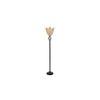 Ashton Black Bamboo Shade Floor Lamp